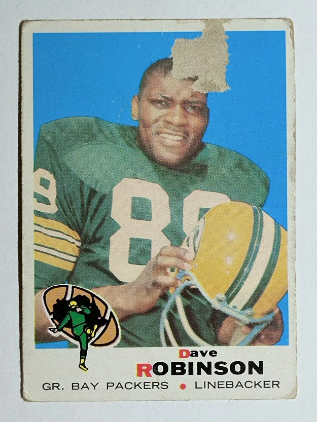 1969 Topps #190 Dave Robinson (POOR)
