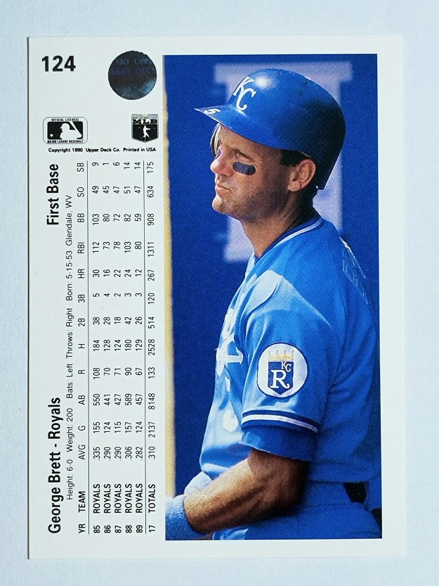 1990 Upper Deck #124 George Brett