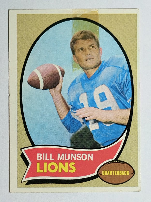 1970 Topps #221 Bill Munson (POOR)