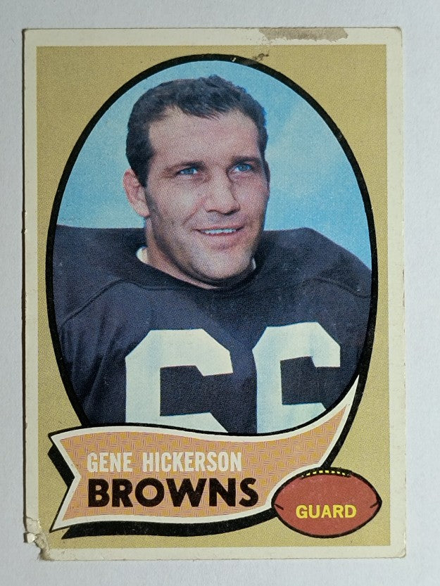 1970 Topps #233 Gene Hickerson (POOR)