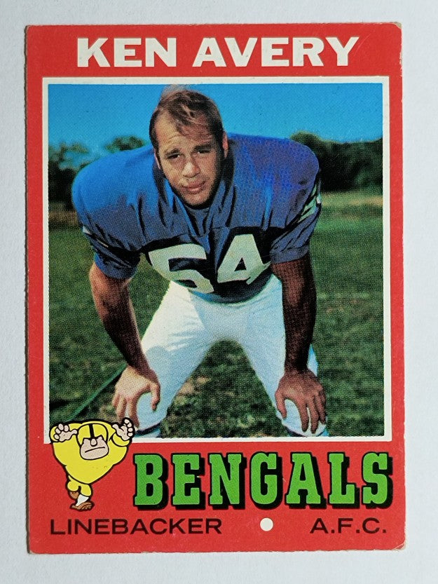 1971 Topps #22 Ken Avery RC (EX)