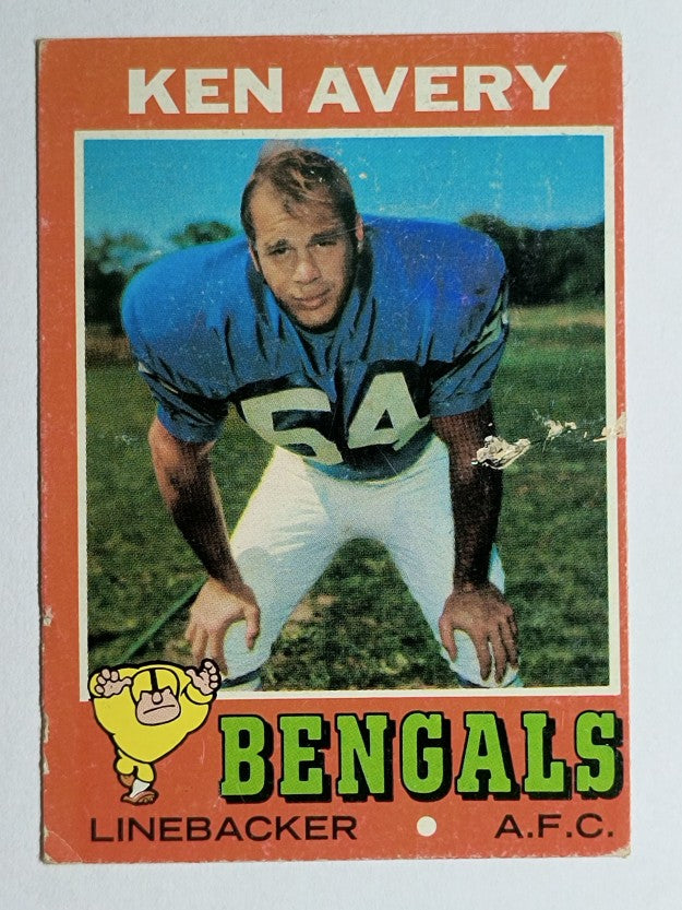 1971 Topps #22 Ken Avery RC (POOR)