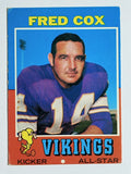 1971 Topps #96 Fred Cox (VGEX)