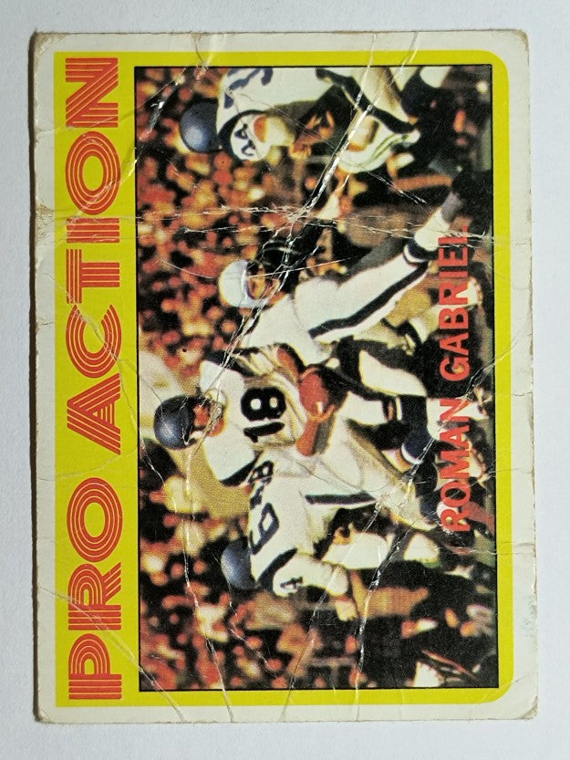 1972 Topps #128 Roman Gabriel IA (POOR)