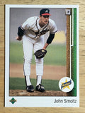 1989 Upper Deck #17 John Smoltz RC