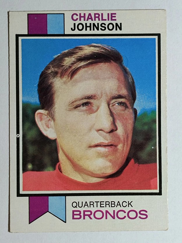1973 Topps #104 Charley Johnson (VGEX)