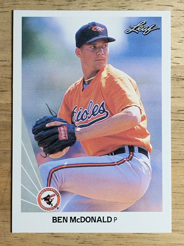 1990 Leaf #249 Ben McDonald RC