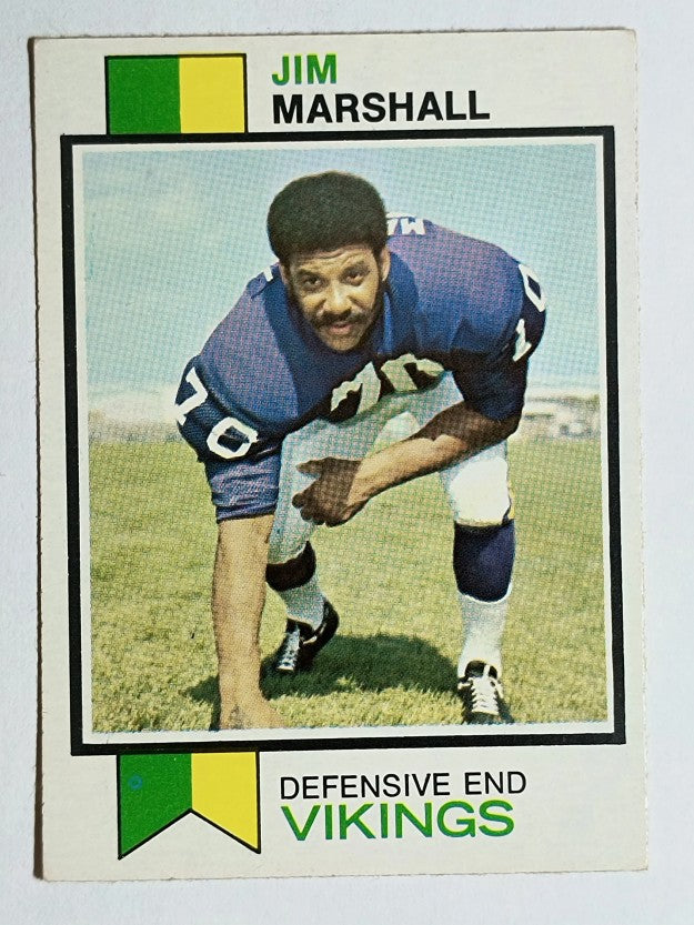1973 Topps #406 Jim Marshall (EX)