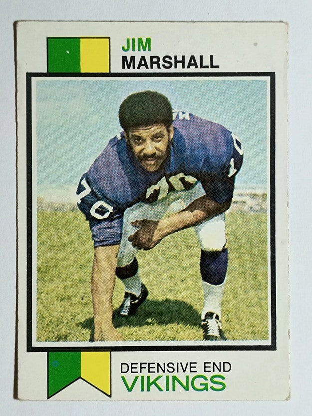 1973 Topps #406 Jim Marshall (VGEX)