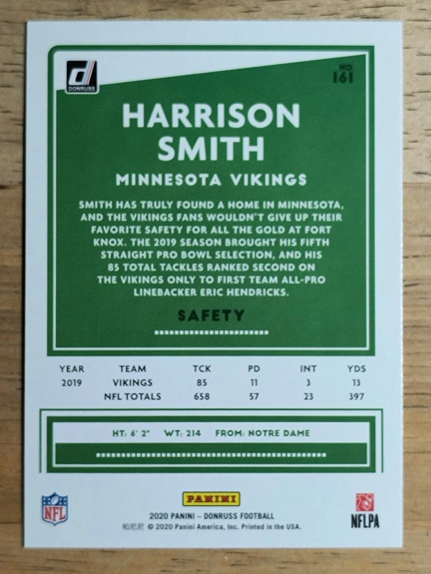 2020 Donruss #161 Harrison Smith