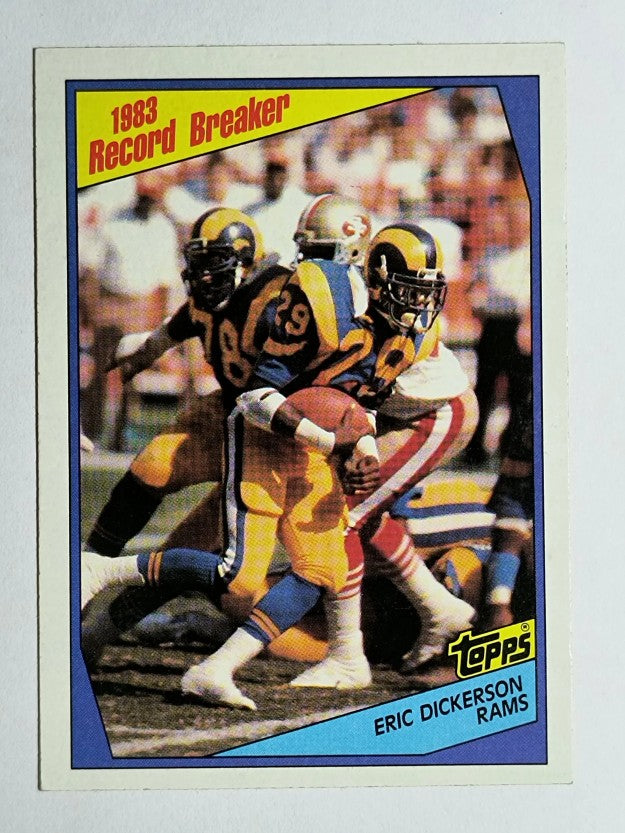 1984 Topps #1 Eric Dickerson RB