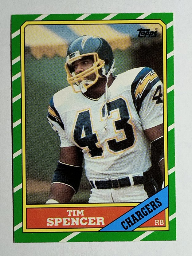 1986 Topps #234 Tim Spencer RC