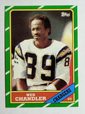 1986 Topps #235 Wes Chandler
