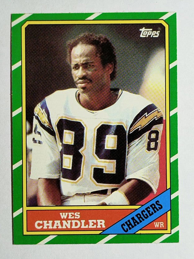 1986 Topps #235 Wes Chandler