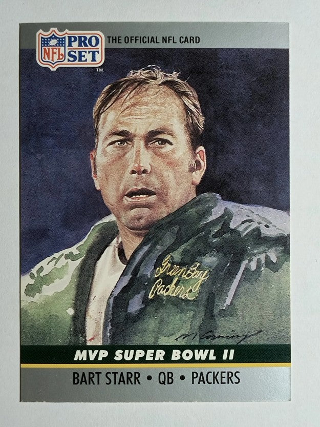 1990 Pro Set Super Bowl MVP's #2 Bart Starr