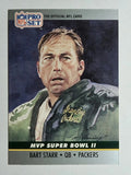 1990 Pro Set Super Bowl MVP's #2 Bart Starr