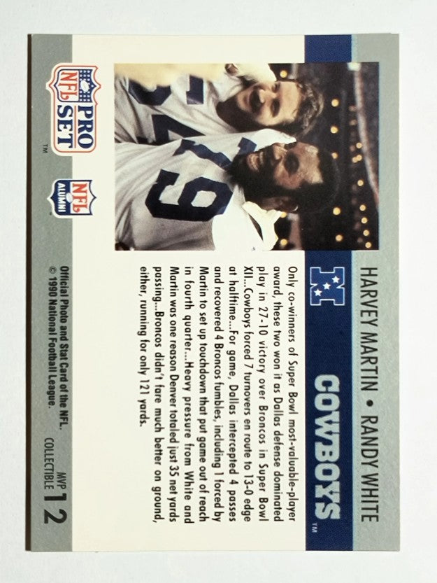 1990 Pro Set Super Bowl MVP's #12 Harvey Martin