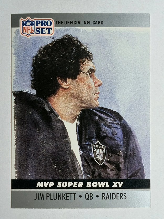 1990 Pro Set Super Bowl MVP's #15 Jim Plunkett