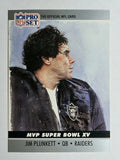 1990 Pro Set Super Bowl MVP's #15 Jim Plunkett