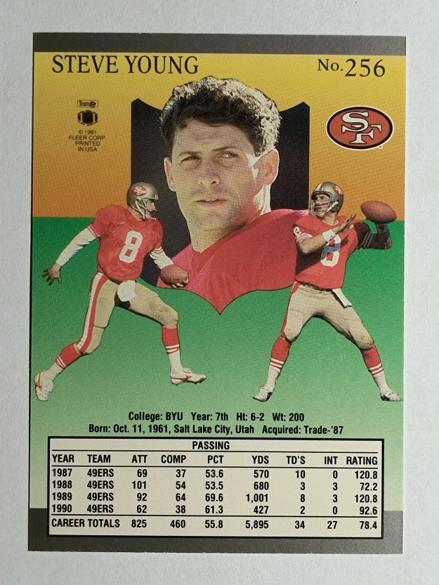 1991 Ultra #256 Steve Young