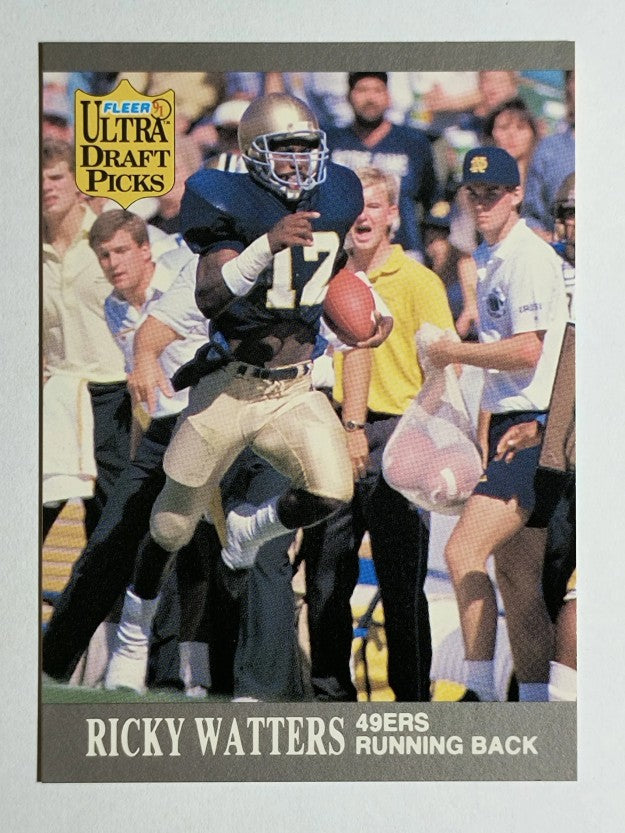 1991 Ultra #297 Ricky Watters RC