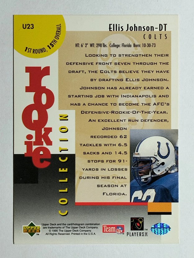 1995 Collector's Choice Update #U23 Ellis Johnson RC