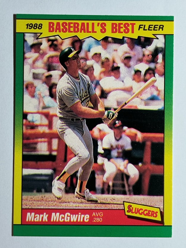 1988 Fleer Sluggers/Pitchers #27 Mark McGwire