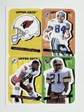 1995 Collector's Choice Update Stick-Ums #59 Sanders/Allen/Jay Novacek/Cardinals