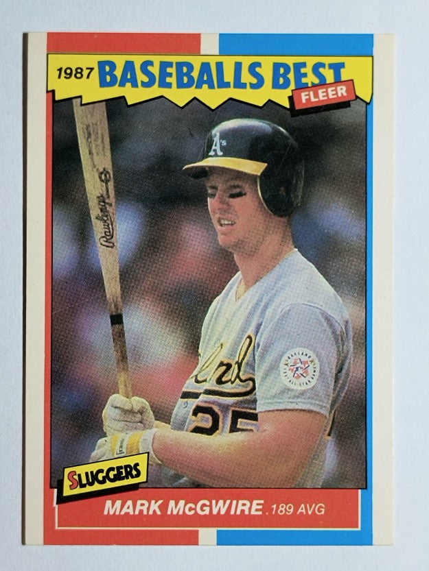 1987 Fleer Sluggers/Pitchers #26 Mark McGwire