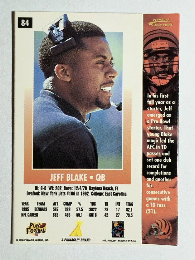 1996 Action Packed #84 Jeff Blake