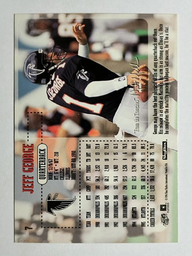 1996 SkyBox Impact #7 Jeff George
