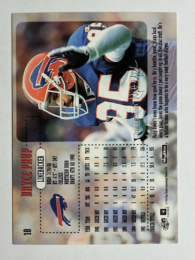 1996 SkyBox Impact #18 Bryce Paup