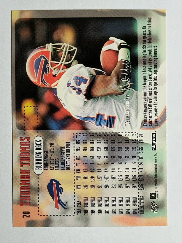 1996 SkyBox Impact #20 Thurman Thomas