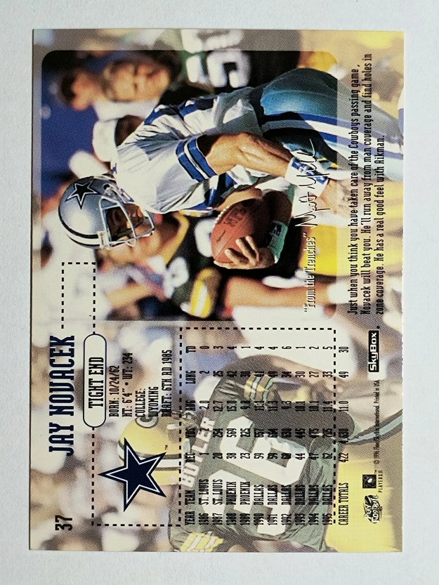 1996 SkyBox Impact #37 Jay Novacek
