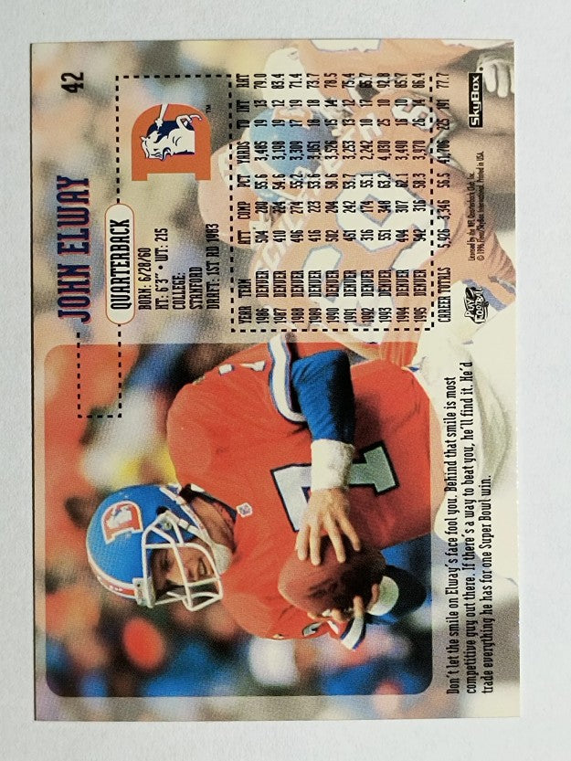 1996 SkyBox Impact #42 John Elway