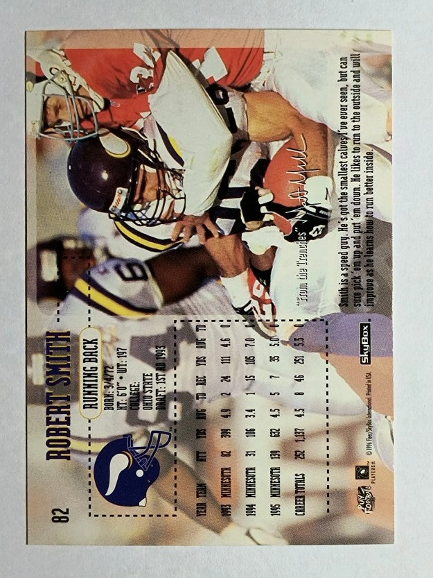 1996 SkyBox Impact #82 Robert Smith