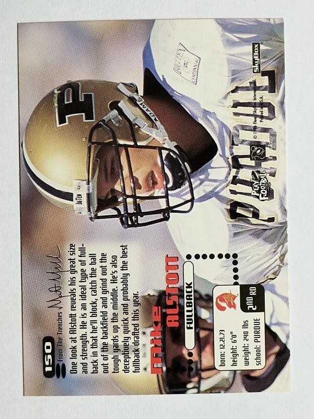 1996 SkyBox Impact #150 Mike Alstott RC