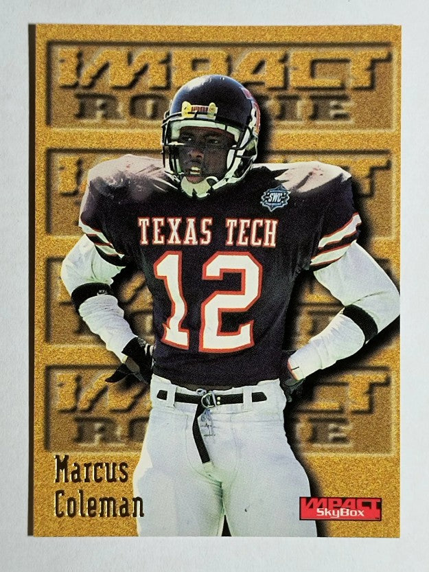 1996 SkyBox Impact #156 Marcus Coleman RC