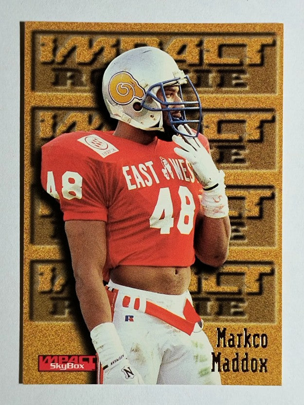 1996 SkyBox Impact #176 Markco Maddox RC