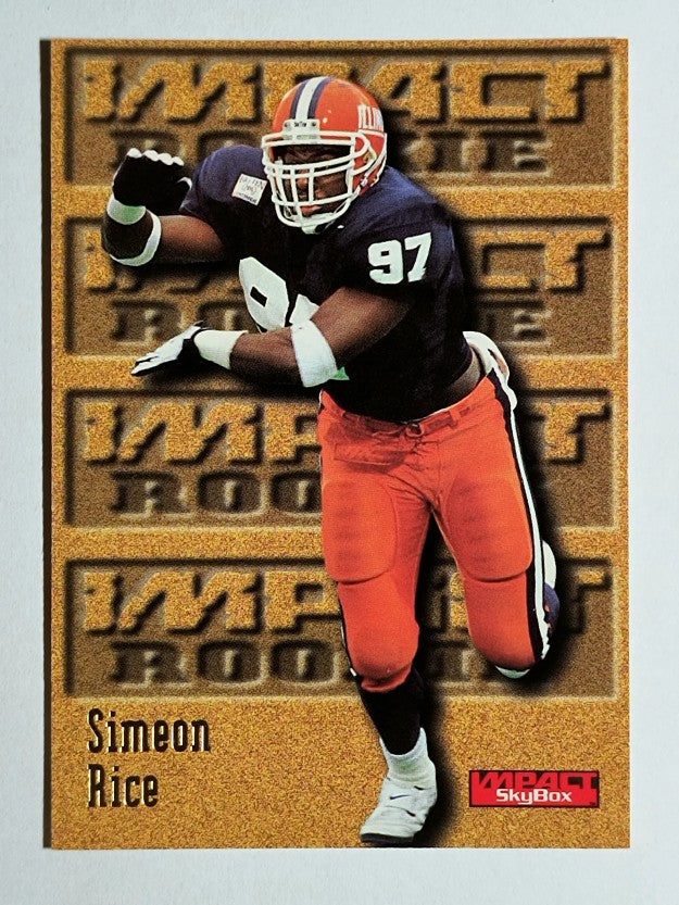 1996 SkyBox Impact #185 Simeon Rice RC