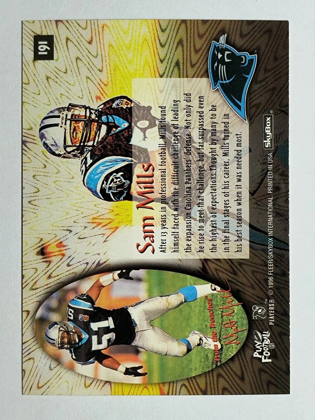 1996 SkyBox Impact #191 Sam Mills I