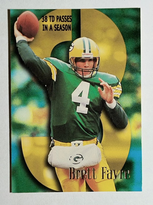 1996 SkyBox Impact #196 Brett Favre Highlights
