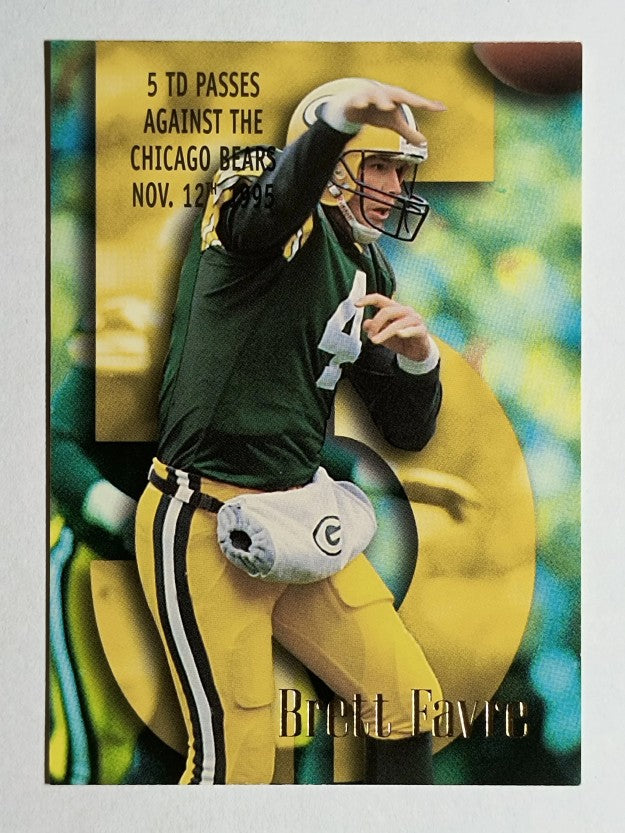 1996 SkyBox Impact #198 Brett Favre Highlights
