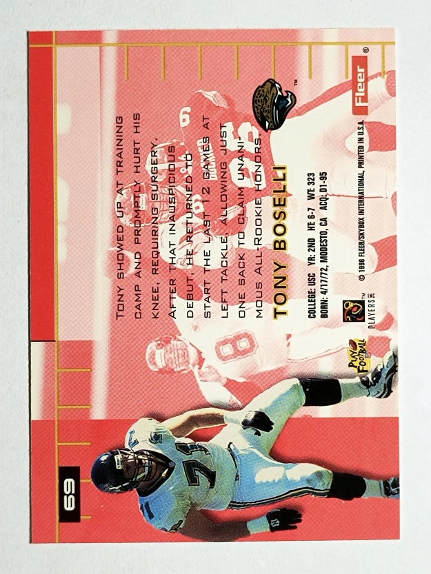 1996 Ultra #69 Tony Boselli