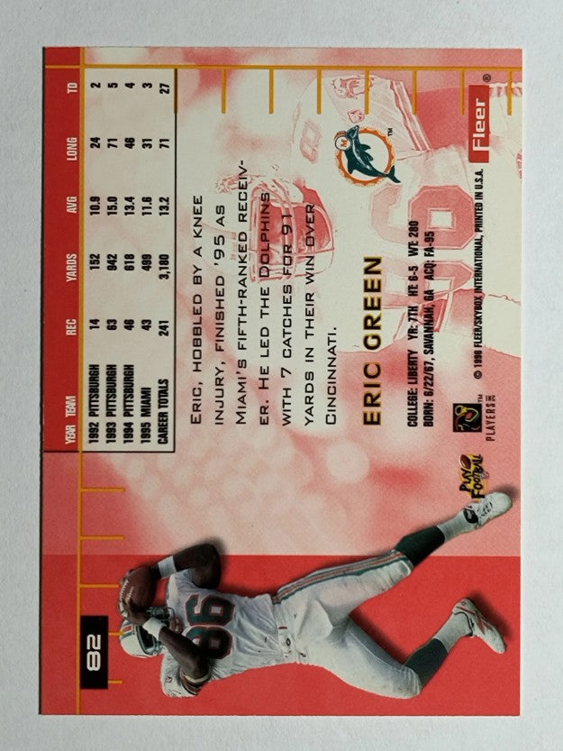 1996 Ultra #82 Eric Green