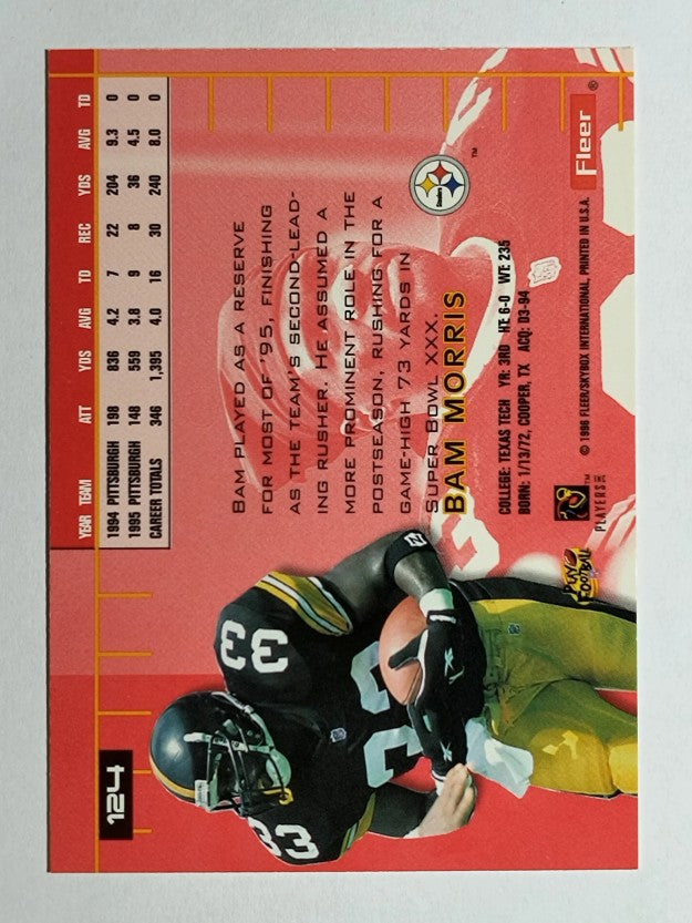 1996 Ultra #124 Byron Bam Morris