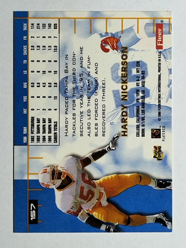 1996 Ultra #157 Hardy Nickerson