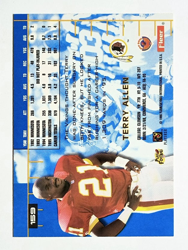 1996 Ultra #159 Terry Allen