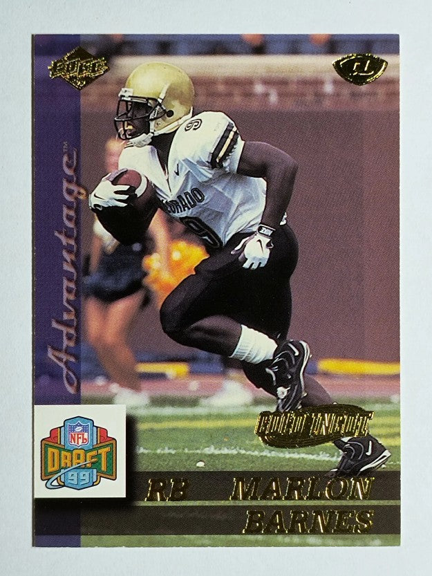 1999 Collector's Edge Advantage Gold Ingot #153 Marlon Barnes