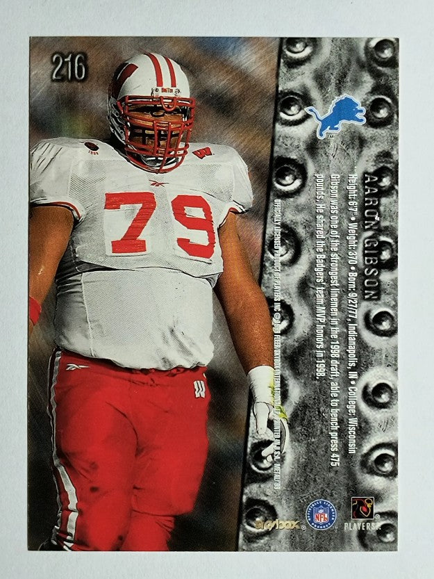 1999 Metal Universe #216 Aaron Gibson RC